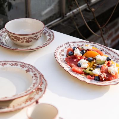 Kom 15xH7cm burgundy Cyril