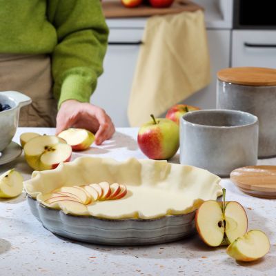 Kuchenform Torte 25,5xH4cm grau Bake