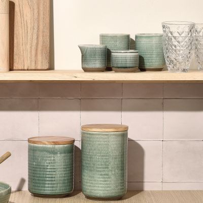 Tasse 27cl grün Cameo