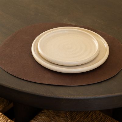 Platzset 43,5x36,5cm organisch dunkelbraun Dinner