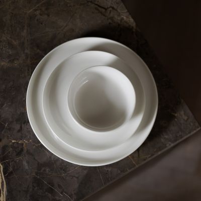 Teller flach 26cm white Alura