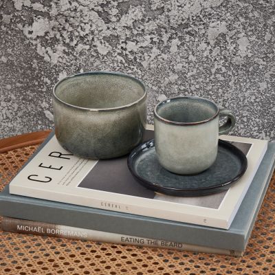 Undertasse 15cm grün/blau Meridian