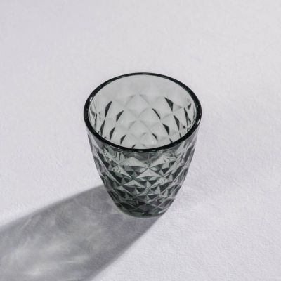 Glass 22cl grey Prisma - set/4