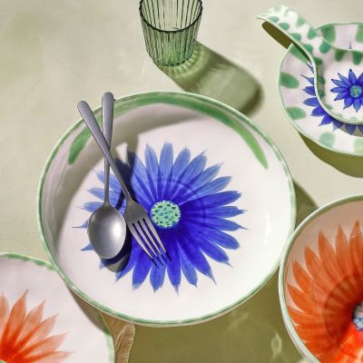 Schüssel 29,5xH5cm Fleur
