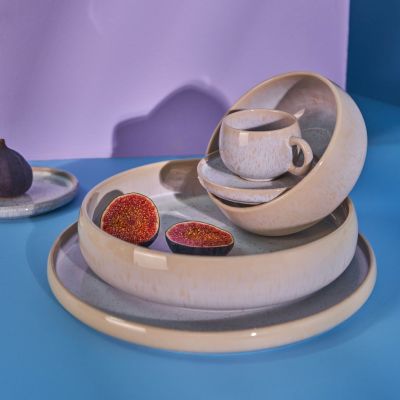 Flacher Teller 26cm Pearl Curvy