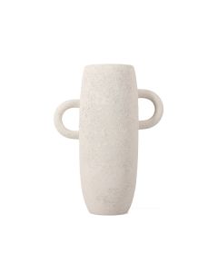 Vase 11xH30cm blanc Bullet