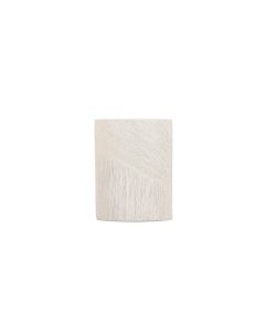 Vase 13,5x9xH17,5cm ovale beige Vico