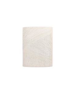 Vase 18,5x8,5xH24,5cm ovale beige Vico