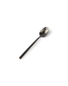 Snack fork 14cm matte black Terno - set/6