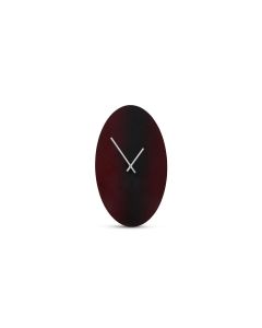 Wall clock 27xH46cm burgundy/black gradient Zone