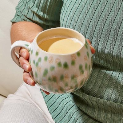 Mug 46cl dotted green Muggies