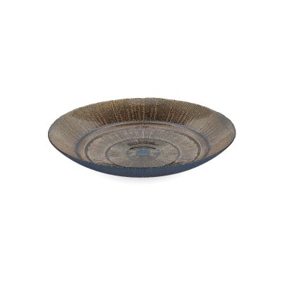 Dekorschale 40xH6,5cm Glas soleil Cosmo