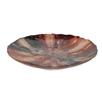 Dekorschale 59xH7cm Glas haze Cosmo