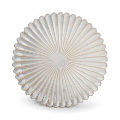 Plate 28,5cm nuance white Lotus