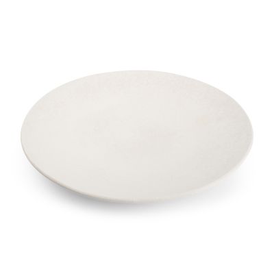 Plat décoratif 44cm blanc Bullet