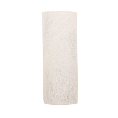 Vase 13,5x9,5xH35,5cm oval beige Vico