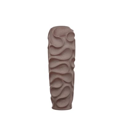 Vase 15xH44cm espresso brown Rivu