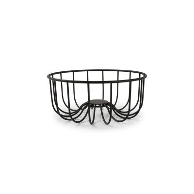 Panier métallique 16xH7cm noir Octo