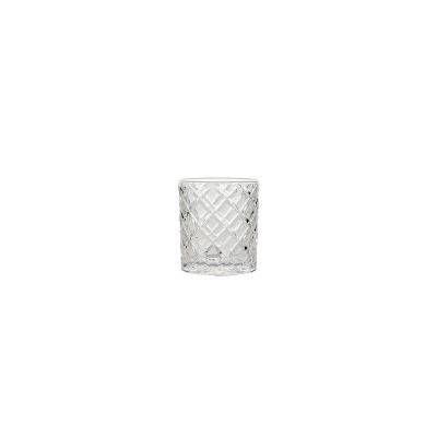 Glass 35cl damier Peacock - set/2