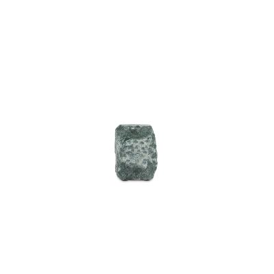 Candle holder 8x8xH13,5cm marble green Opus
