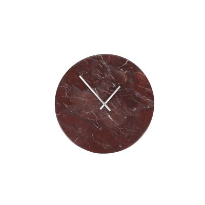 Wall clock 35cm red marble Zone
