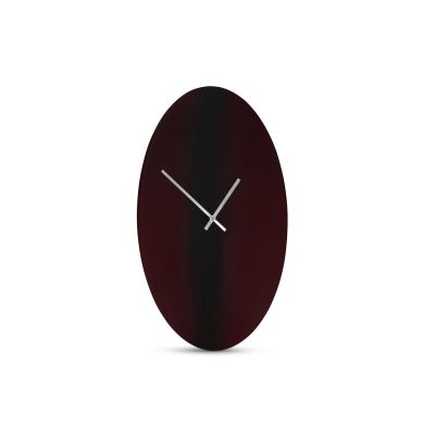 Wall clock 34,5xH61cm burgundy/black gradient Zone