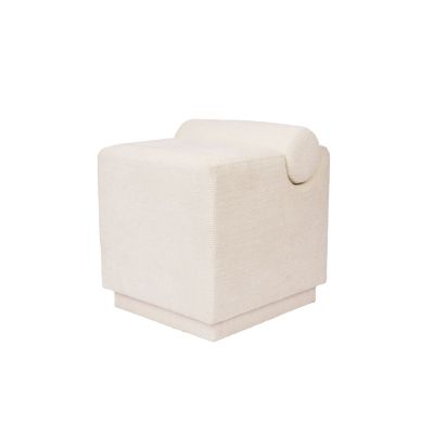 Pouffe 46x42xH49cm cloud beige Brume