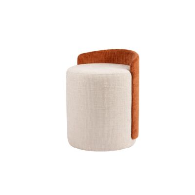 Hocker 40x38xH55cm burnt orange/soft grey Brume