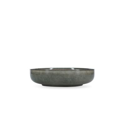 Teller tief 22xH6cm gr&uuml;n/blau Meridian