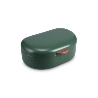 Bread bin 33,5x21xH14,5cm green Crust
