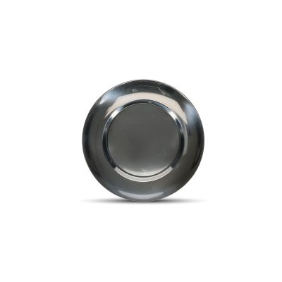 Teller flach 20/12cm chrome Oryn