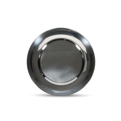 Teller flach 26/16,5cm chrome Oryn