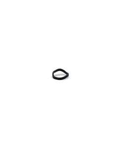 Serviettenring 4,5cm organisch schwarz Charm - Set/4