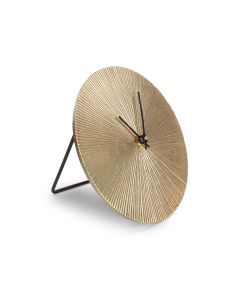 Table clock 26cm gold ribble Zone