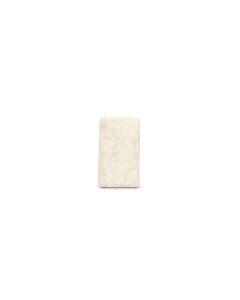 Bougeoir 8x8xH13,5cm marbre blanc Opus