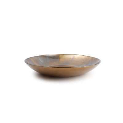 Decorative dish 40xH6,5cm brass Cosmo