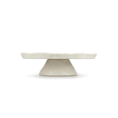 Tortenplatte 29xH8,5cm beige Nomad