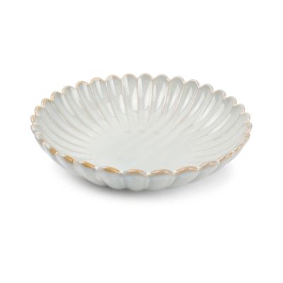 Diep bord 22xH5cm nuance white Lotus