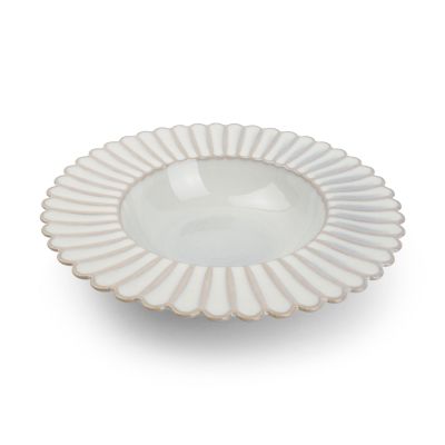 Diep bord 24/13xH4cm nuance white Lotus