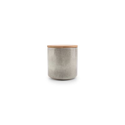 Vorratsdose 12,5xH13,5cm mit Deckel grau Bake