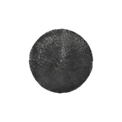 Placemat 38cm black Vene
