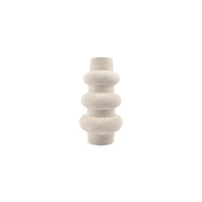 Vase 21xH38,5cm weiß Tubo