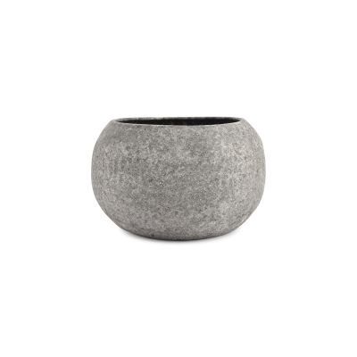 Decorative dish 31xH18cm anthracite Cave