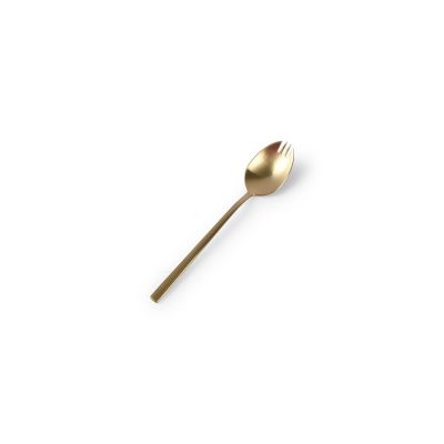 Mini-Aperogabel 11cm matt gold Terno - set/6