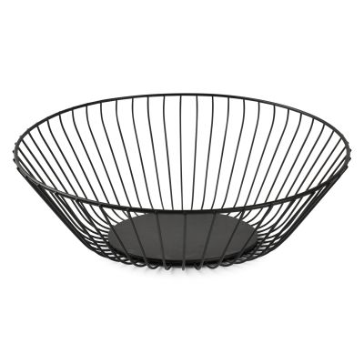Drahtkorb 33xH14cm schwarz Loft