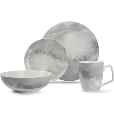 Servies 16-delig concrete Stone