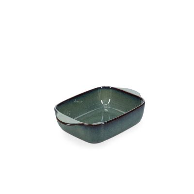 Ofenschale 25/19,5x16,5xH6cm grün/blau Meridian
