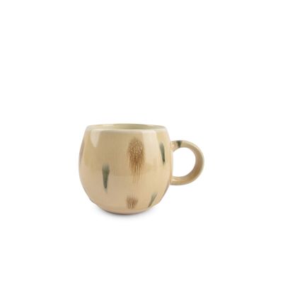 Becher 40cl rund peacock Muggies