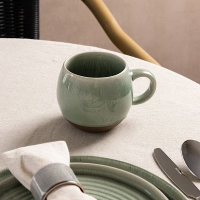 Beker 45cl rond groen Cameo