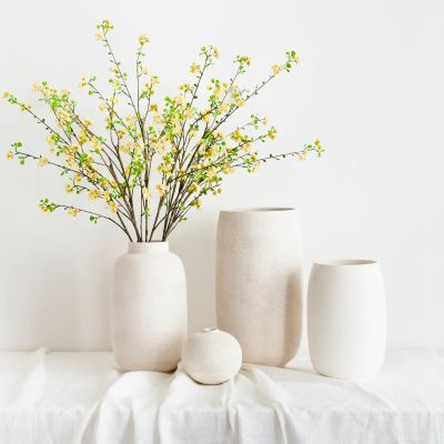 Vase 14,5xH13cm blanc Bullet